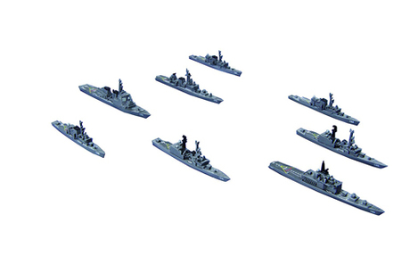 軍艦-36 1/3000 海上自衛隊第3護衛隊群(1998年)