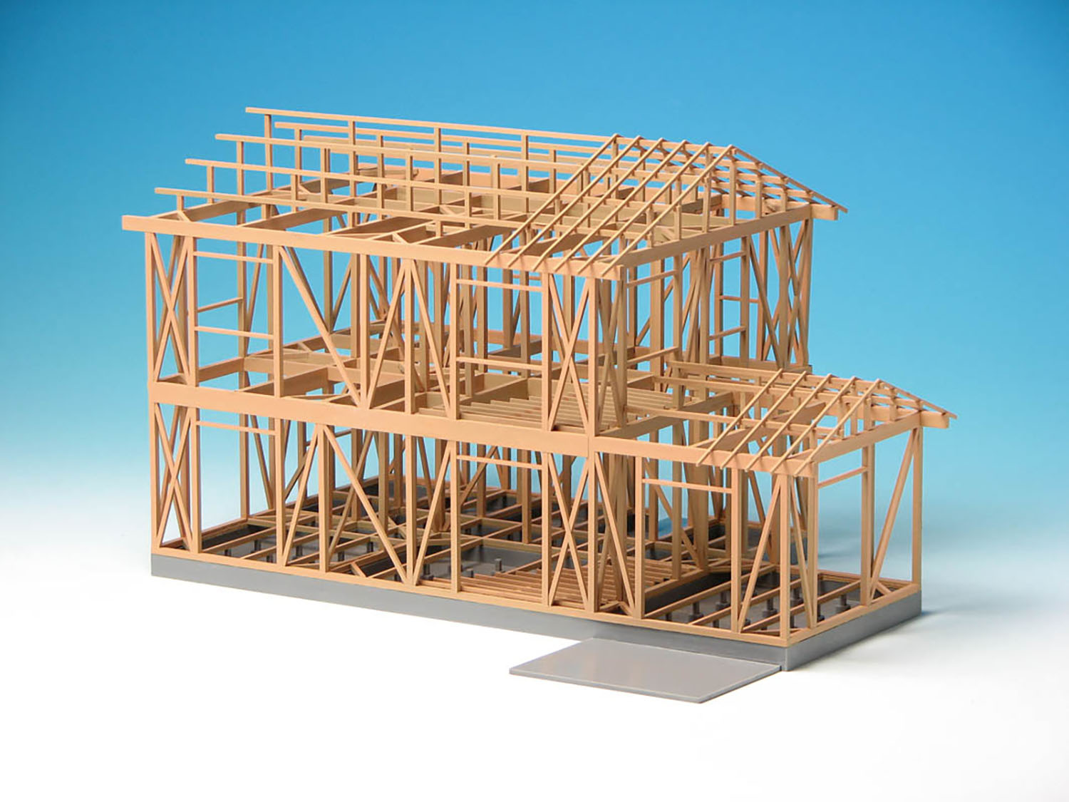 建築構造がよく分かる1/50建築模型 木造軸組模型 リニューアル版