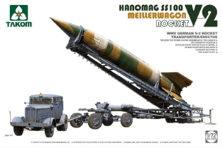 1/72 WW.Ⅱ ドイツ V-2ロケット +メイラーワーゲン + ハノマーグSS100 トラクターセット