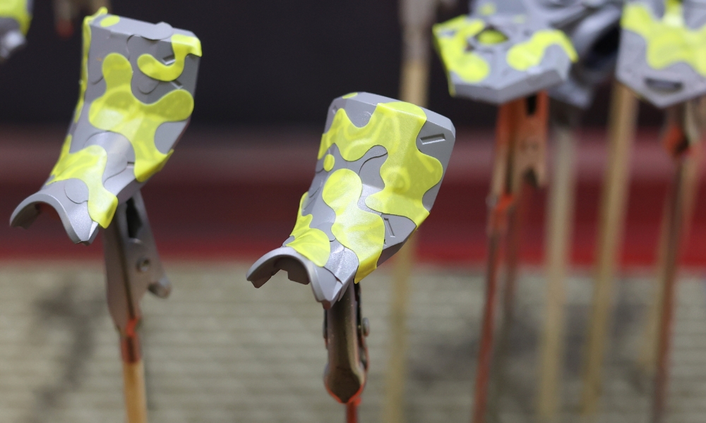 2回目迷彩マスキング後