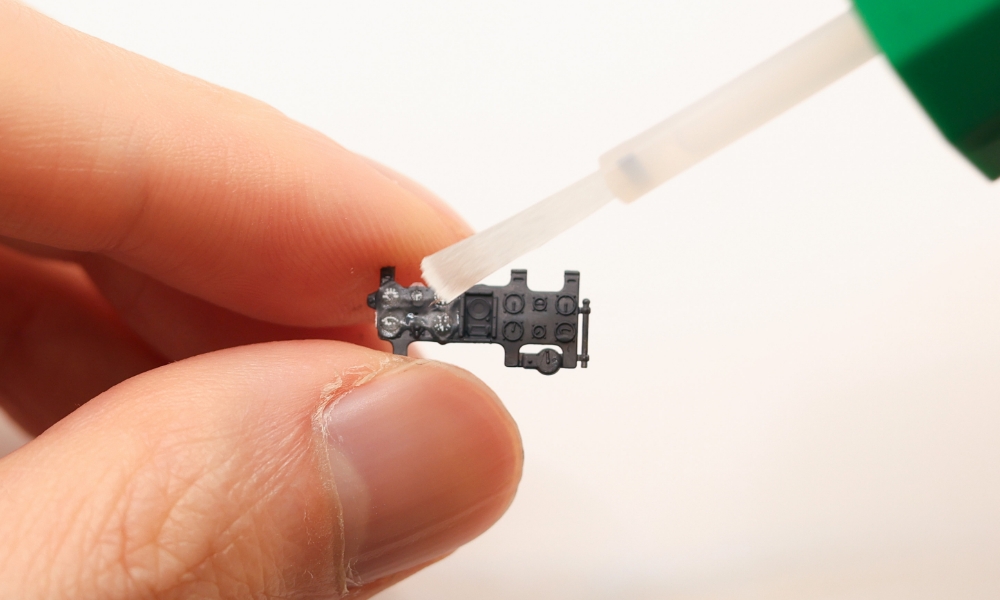 マークソフターを少量塗布