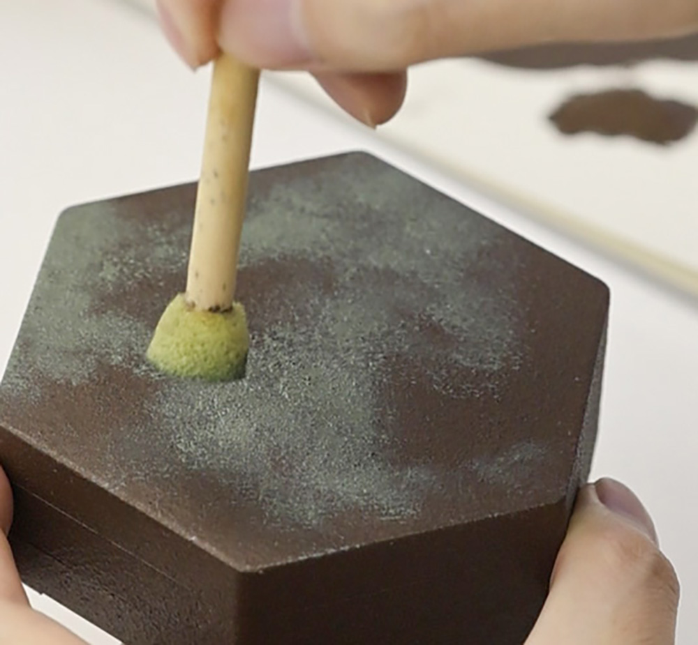 ブロンズグリーンスタンピング