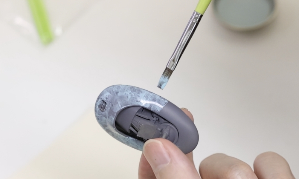 SSD BRUSH平筆で塗装