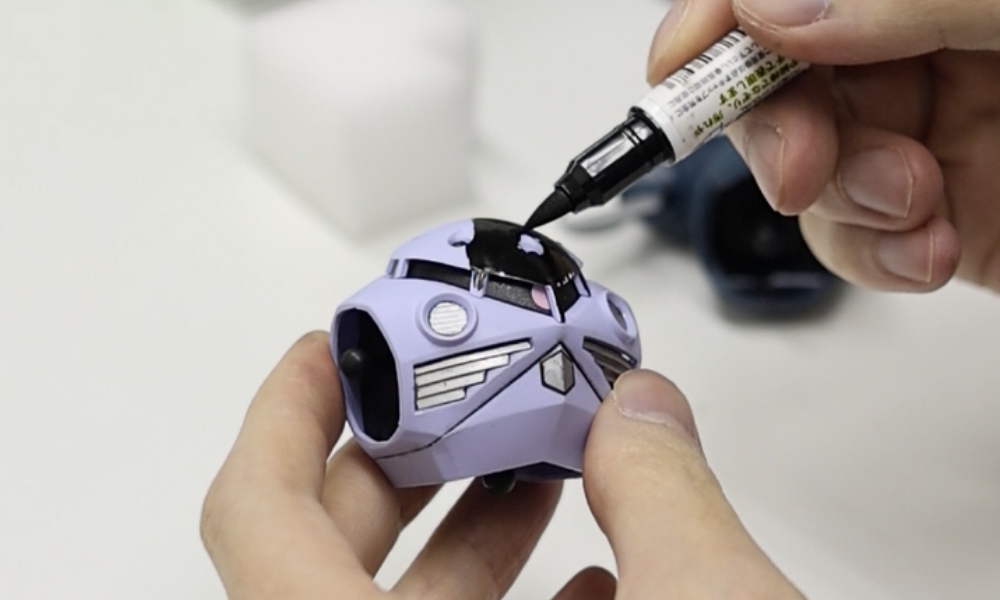 リアルタッチグレー3でパーツを塗る