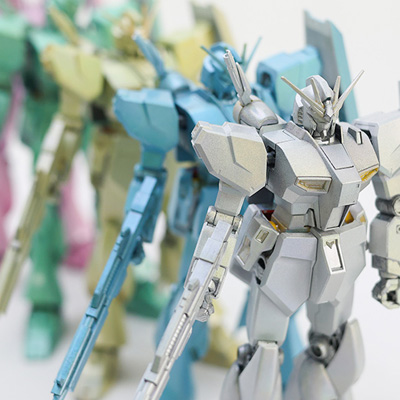 虹色に輝くガンダムマーカーEXを知っていますか？ホログラムマーカー全5色を実際に塗装してみた！