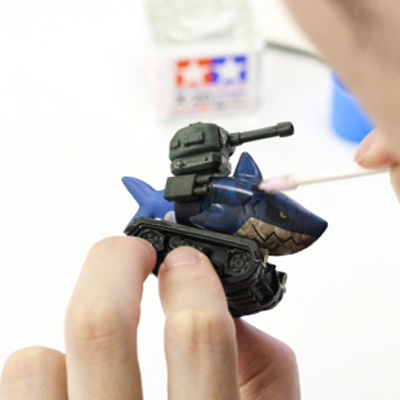 ケースワベ氏の「機動物 第2弾(BOX版)」をスミ入れ塗料で塗装してみた！