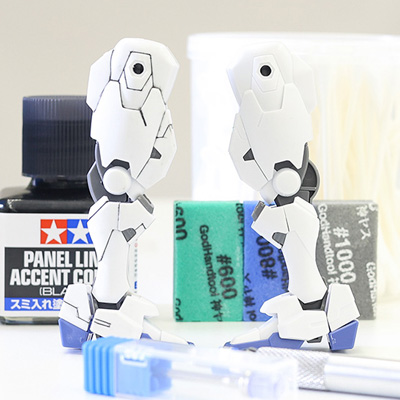 【初心者向け】ガンプラにスジボリ＋スミ入れでディテールアップ！