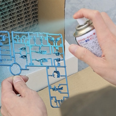 タミヤスプレーで気軽に全塗装!オリジナルカラーのガンプラを作ろう!