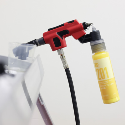 【レビュー】カップの洗浄不要で使えるエアブラシ/ウォッシュフリーエアブラシ（DSPIAE）