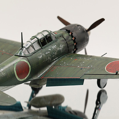 【中級者向け】ファインモールド1/48 帝国海軍 零式艦上戦闘機 五二型 甲（中島製）を作る！　後編