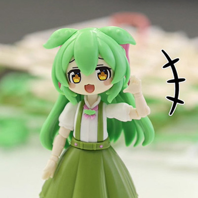 お嬢様ずんだもんをパチ組みレビュー！表情パーツとポージングを工夫すればもっとかわいくなるのですわ！