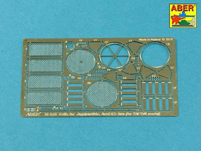 独・パンターG型&ヤークトパンターG2後期用エンジングリル（タコム）