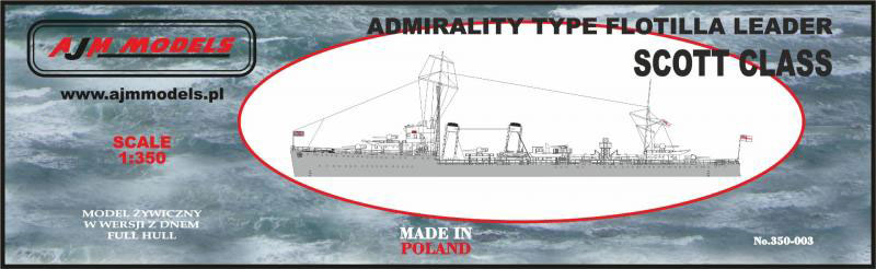 英・スコット級（アドミラリティー型)嚮導駆逐艦1918