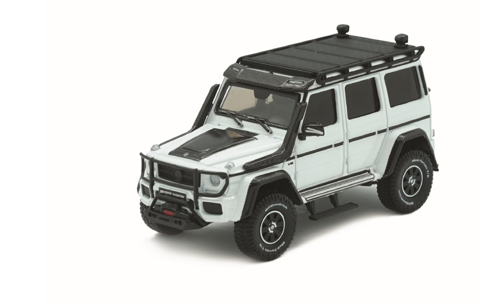 660301001 ALMOST REAL 1/64 Brabus 550 Adventure Mercedes-Benz G-Class 4x4-2017- White