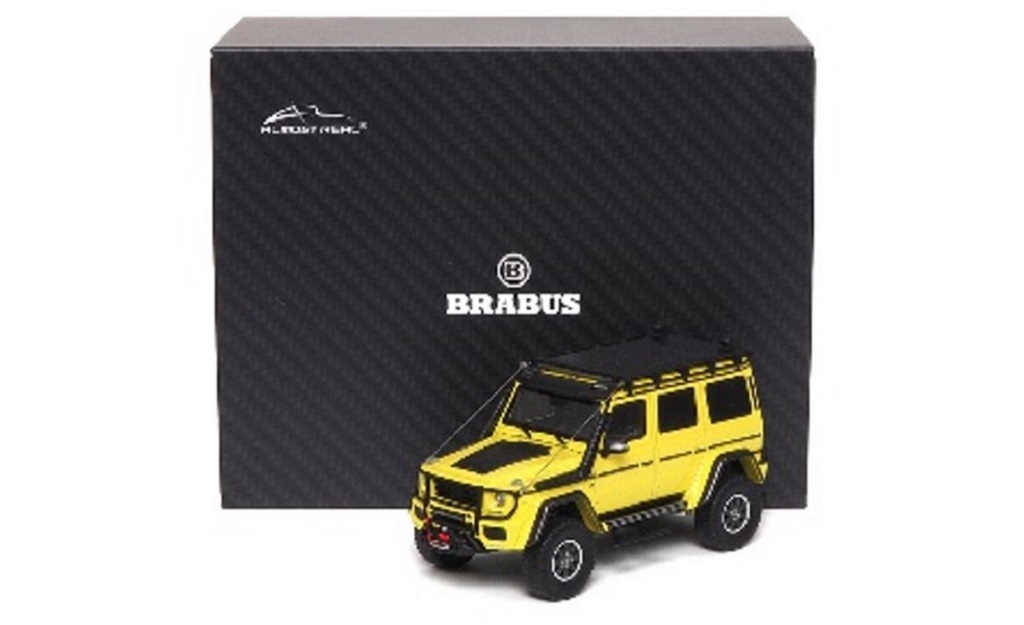 460301 ALMOST REAL 1/43 Brabus 550 Adventure Mercedes-Benz G-Class 4×42 -2017- Electric Beam Yellow