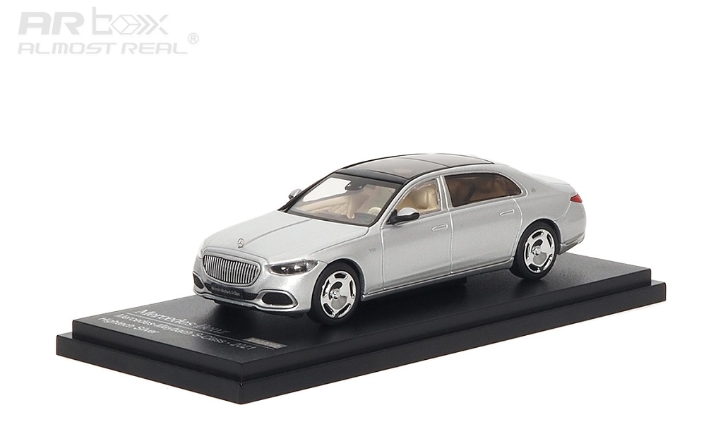 620118001 ALMOST REAL 1/64 Mercedes-Maybach S-Class - 2021 - Hightech Silver