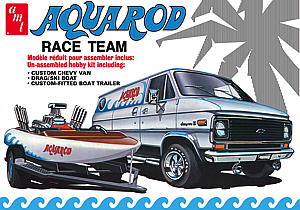 1/25 1975 シェビー バン アクアロッド・レースチーム レースボート&トレーラー付属