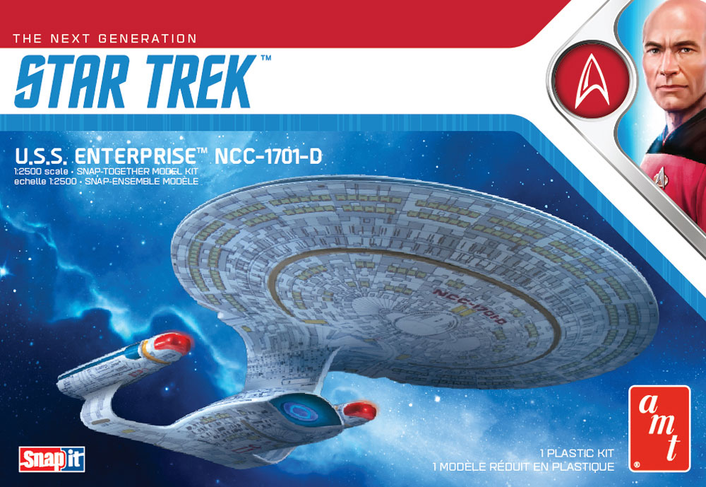 新スタートレック 1/2500 NCC-1701D U.S.S. エンタープライズ (スナップキット)