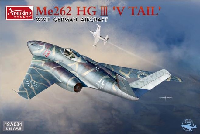 1/48 ドイツ Me262 HGⅢ 「V字尾翼」