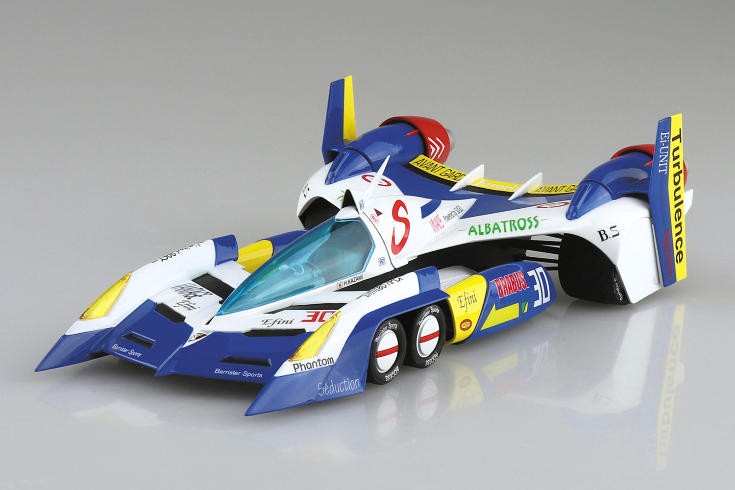 1/24 サイバーフォーミュラ No.9 スーパーアスラーダ AKF-11 エアロモード/エアロブーストモード