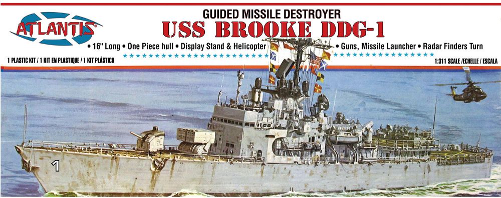 AMCM8295 1/310 アメリカ海軍 ミサイル・フリゲート ブルック DDG-1
