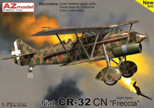 AZモデル 1/72 フィアット CR-32CN 夜間戦闘機