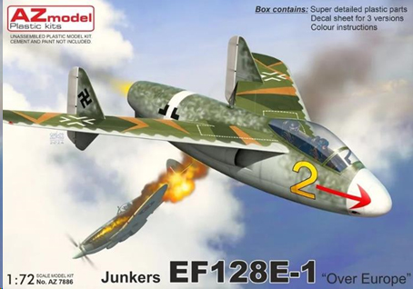 1/72 ユンカース EF128E-1ヨーロッパ上空