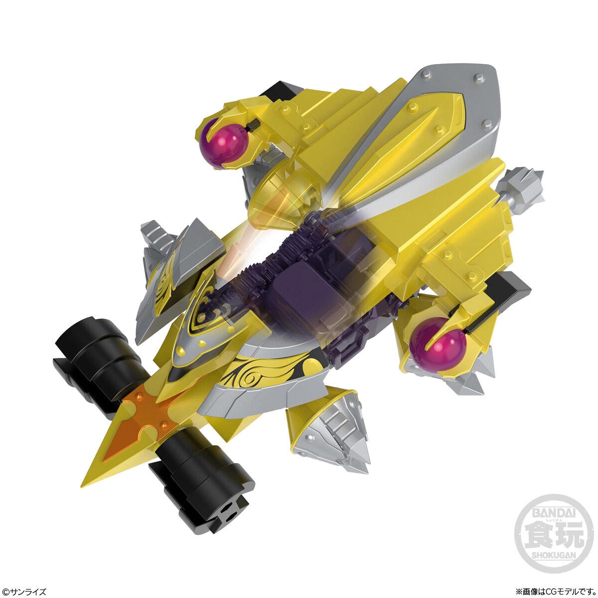 SMP[SHOKUGAN MODELING PROJECT] クラッシュギア BATTLE1-EX2 鎧輝＆ディノスパルタン＆轟月セット