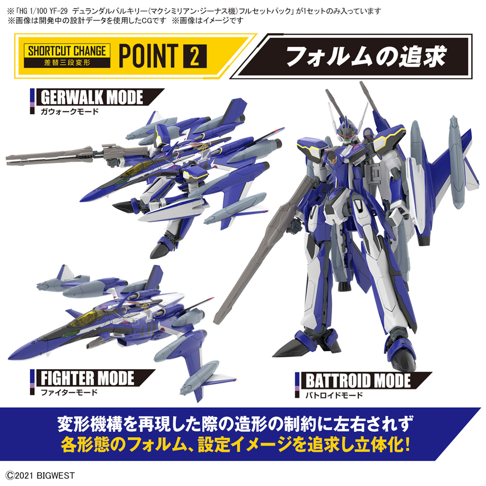 HG マクロス　デュランダルヴァルキリー　ジーナス機