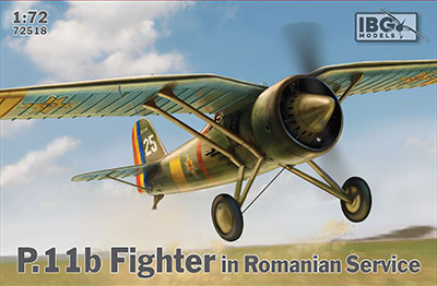 PB72518 IBG 1/72 ルーマニア PZL P.11bガル翼戦闘機