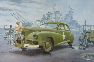 米・パッカード・クリッパー1941年型・軍用高級乗用車