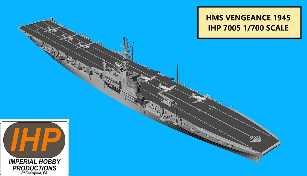 1/700 英国艦隊軽空母ヴェンジャンス1945 IHPシリーズNo.7005-