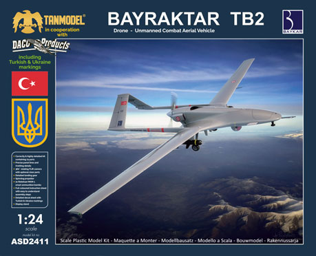 1/24 バイラクタル TB2 無人戦闘航空機 「ウクライナ/トルコ」リミテッドエディション