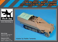 1/35 Sd.Kfz.251/9 Ausf.D 天幕(タミヤ用)