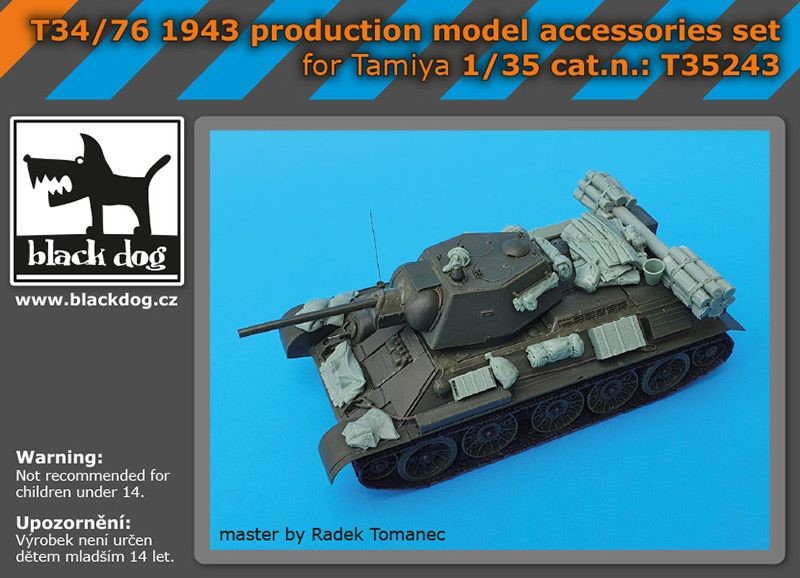 1/35 T-34/76 1943年生産型用 アクセサリーセット (タミヤ用)