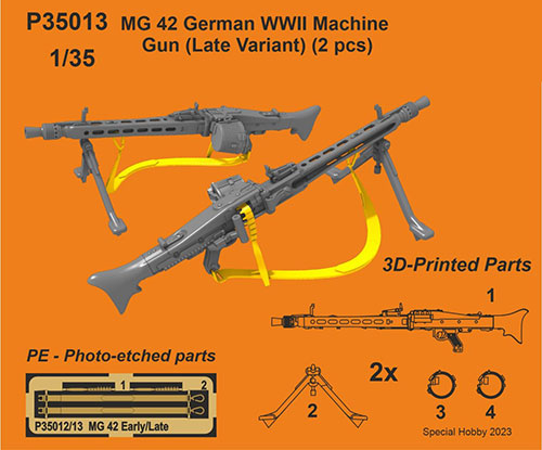 独・MG42後期型機関銃・2丁【CMP35013:4544032857240】