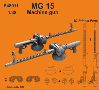 独・MG15旋回航空機関銃・2丁