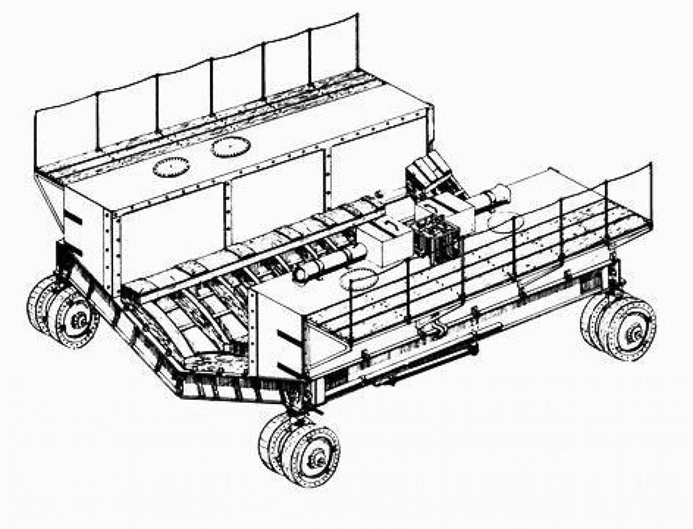 1/72 Bv222用陸上牽引台車(レベル用)