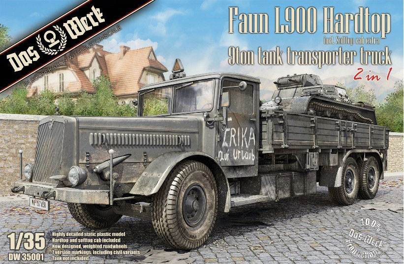 USCDW35001 ダス・ヴェルク 1/35 FAUN L900 トラック （ハードトップ）【USCDW35001:4260191520992】