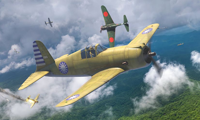 バルティ・ヴァンガードP66戦闘機【DW48053:4544032924652】｜ドラ