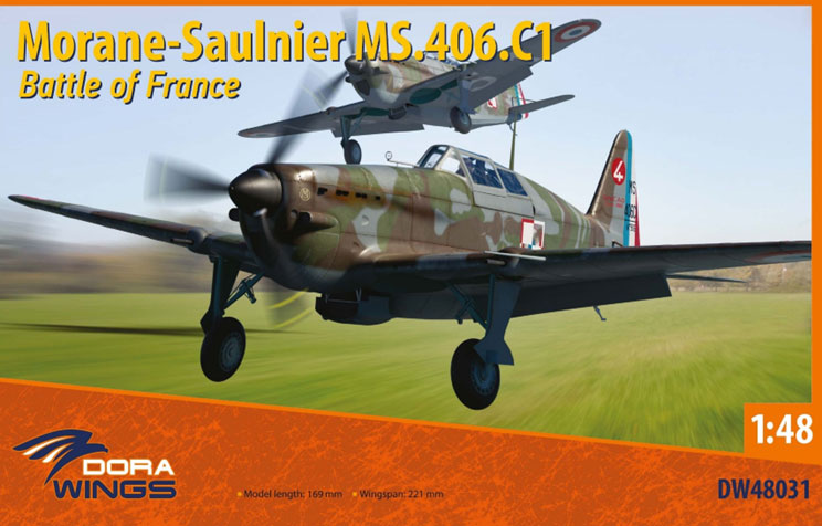 1/48 モラーヌ・ソルニエ MS.406C.1「フランスの戦い」