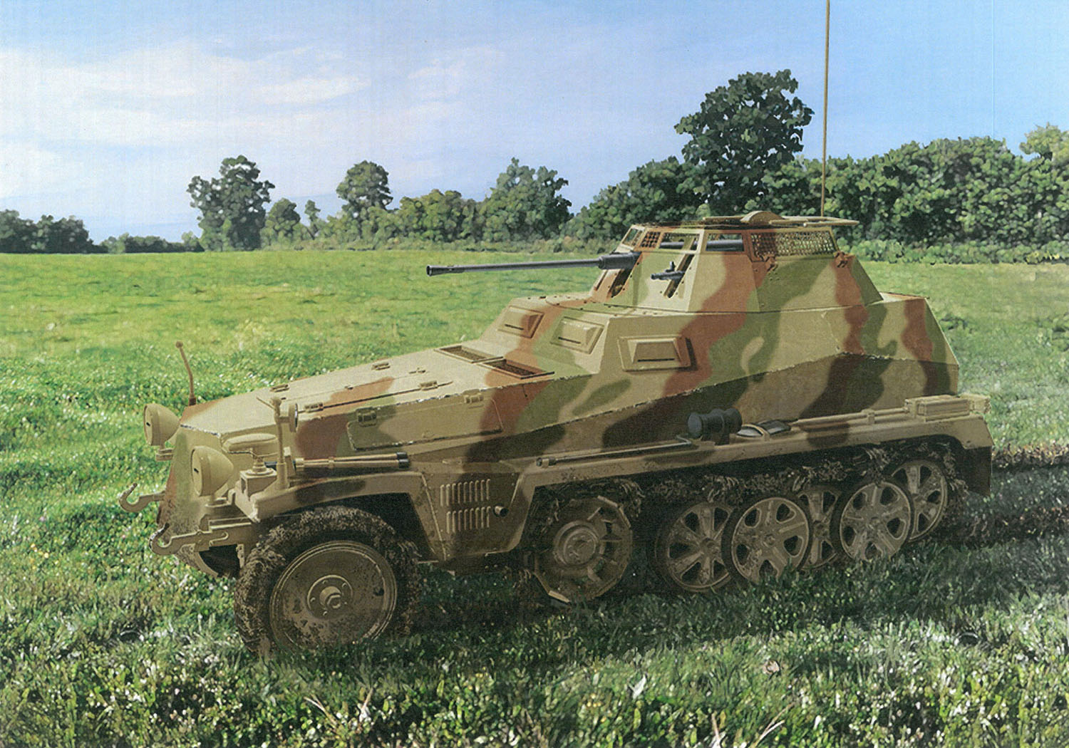 1/35 WW.II ドイツ軍 Sd.Kfz.250/9 Ausf.A　2cm砲搭載 装甲偵察車
