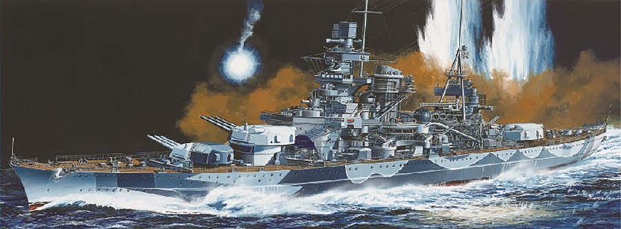 1/350 ドイツ海軍 戦艦 シャルンホルスト 1943