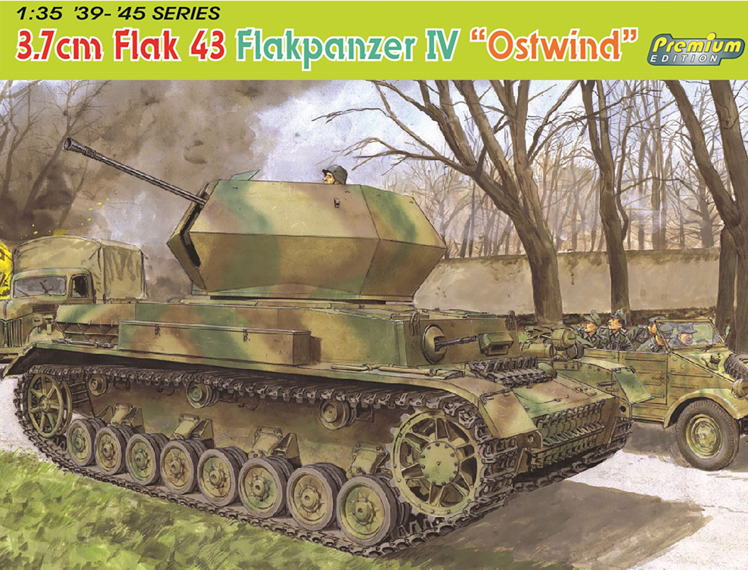 1/35 WW.II ドイツ軍 IV号対空戦車 オストヴィント マジックトラック/アルミ砲身/3Dプリントパーツ付属 豪華キット