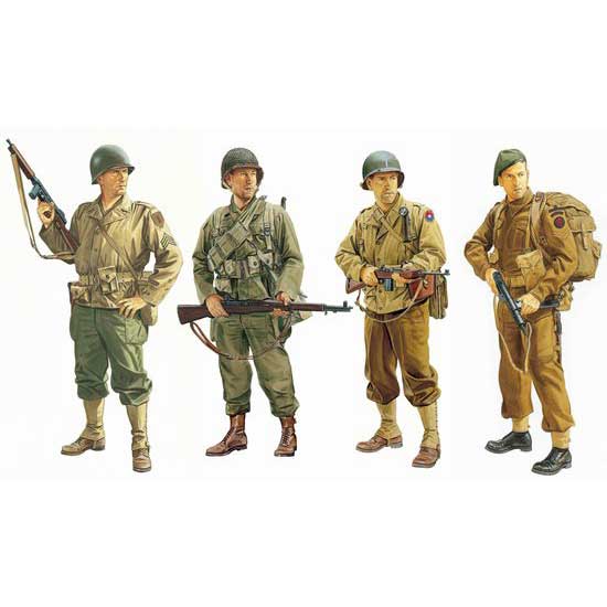 1/35 WW.II アメリカ&イギリス軍兵士 ノルマンディ上陸作戦 1944