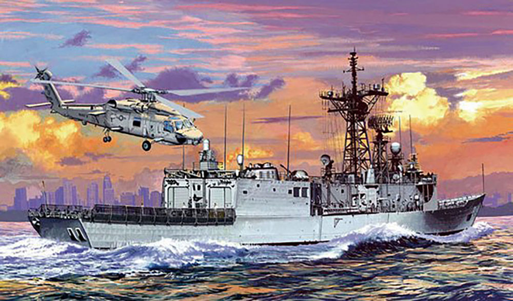 1/700 アメリカ海軍 ミサイルフリゲート艦 イングラハム FFG-61