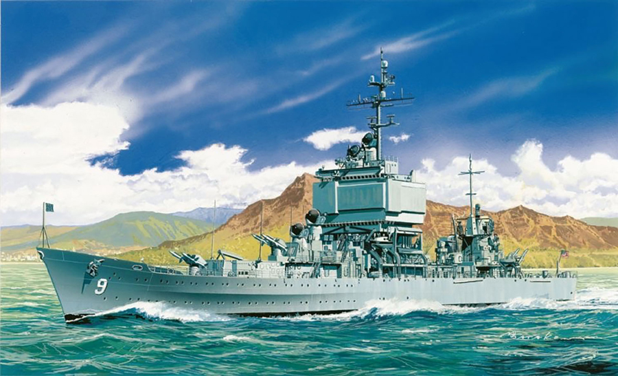 ドラゴン 1/700 アメリカ海軍 原子力ミサイル巡洋艦 U.S.S. ロングビーチ CGN-9 プラモデル DR7091