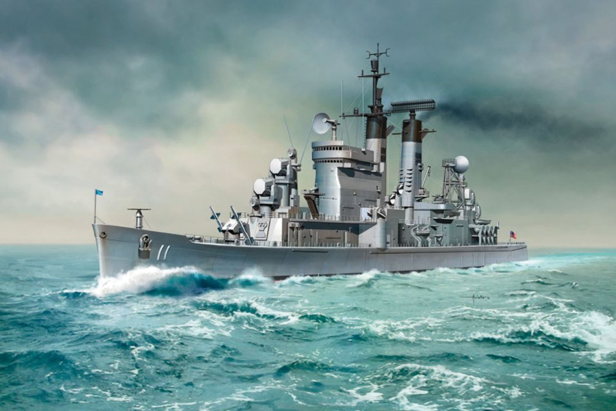 ドラゴン 1/700 アメリカ海軍 ミサイル巡洋艦 U.S.S. シカゴ CG-11 プラモデルDR7121