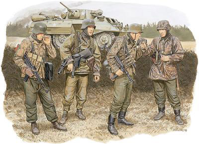 1/35 WW.II ドイツ軍 武装親衛隊擲弾兵 ポトー迎撃戦 アルデンヌ1944