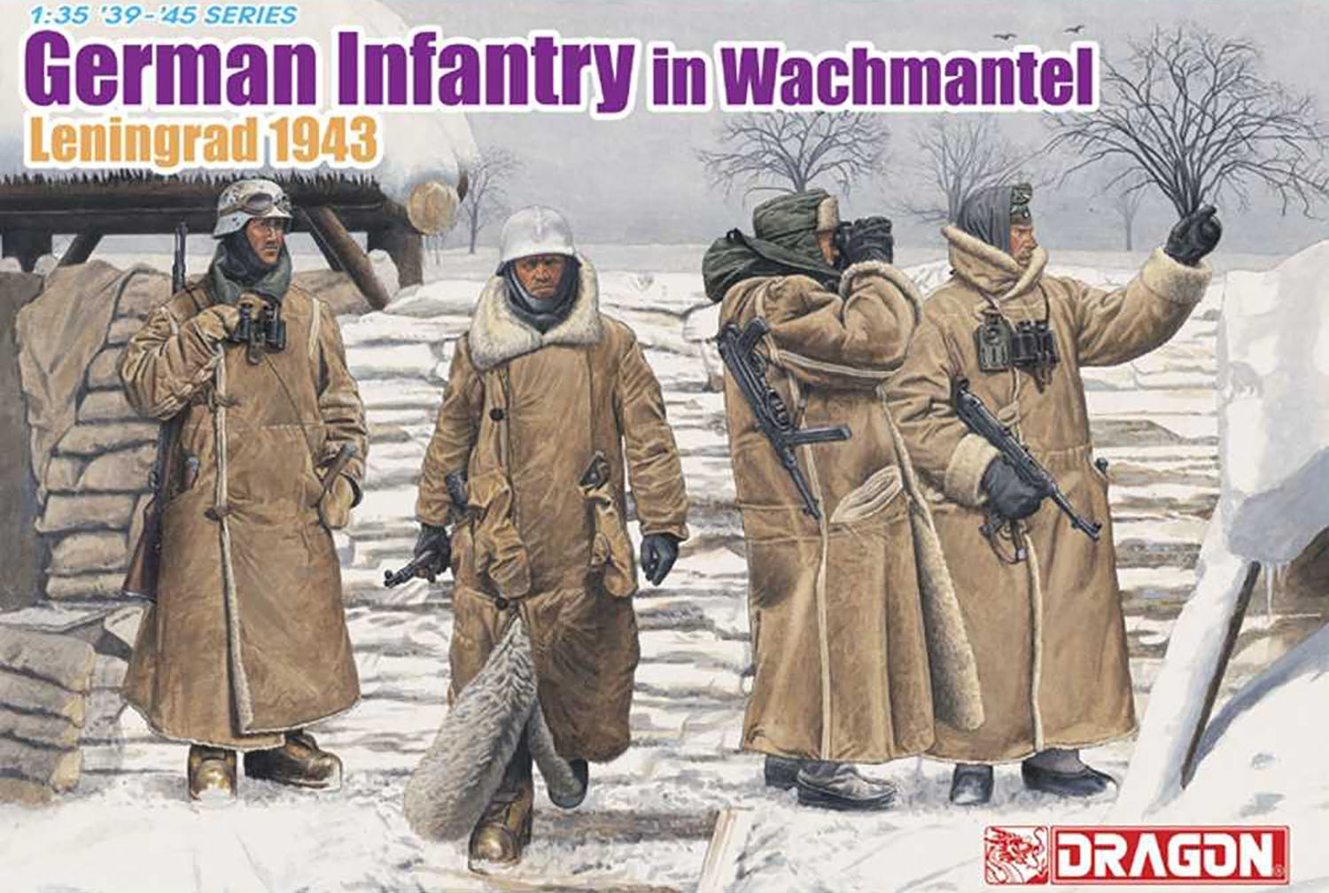 1/35 WW.II ドイツ軍 歩哨用オーバーコートを着た歩兵 レニングラード1943